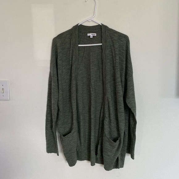 Sonoma Relaxed Green Cardigan